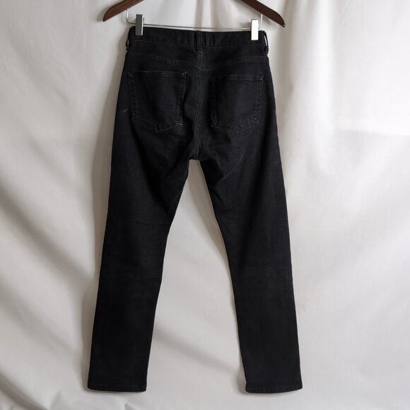 Everlane Women's Black Denim Jeans Regular Fit, Size 24 - Picture 2 of 7